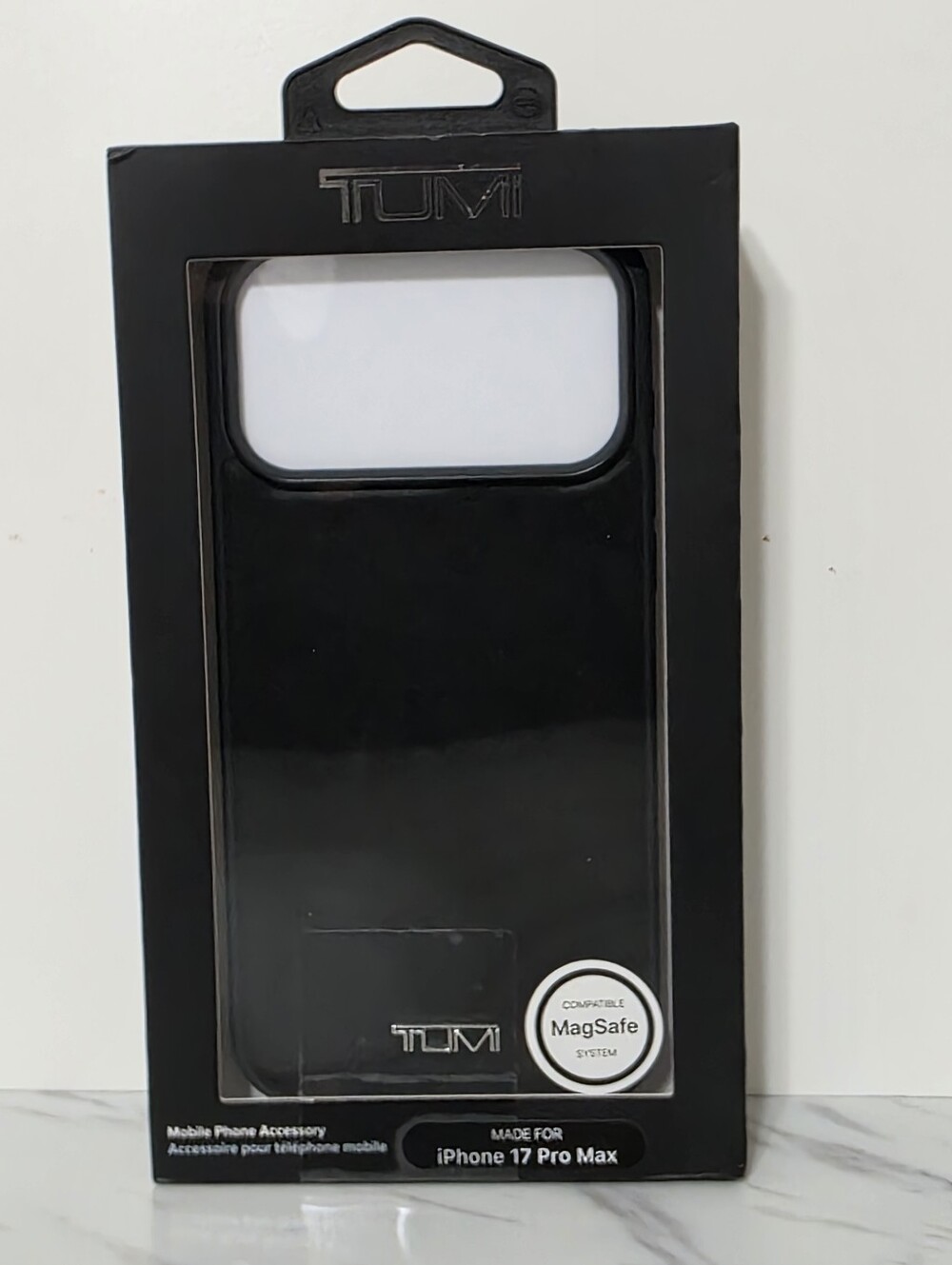 TUMI Black MagSafe-Compatible iPhone 17 Pro Max Case